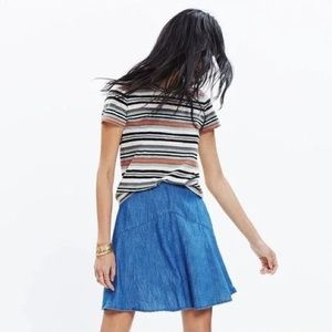 New with tags Madewell denim Piazza skirt